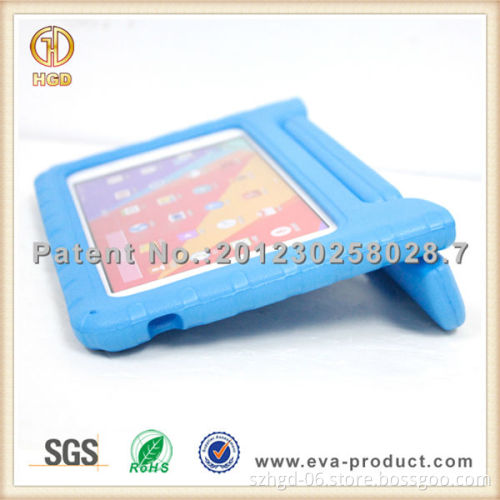 Handle stand safe kids eva foam tablet case for samsung sm-t230nu